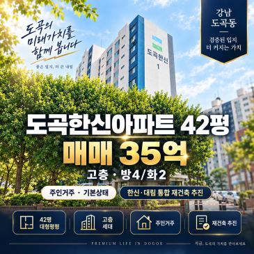도곡한신 42평 사진