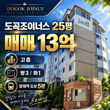 도곡조이너스 25평 사진